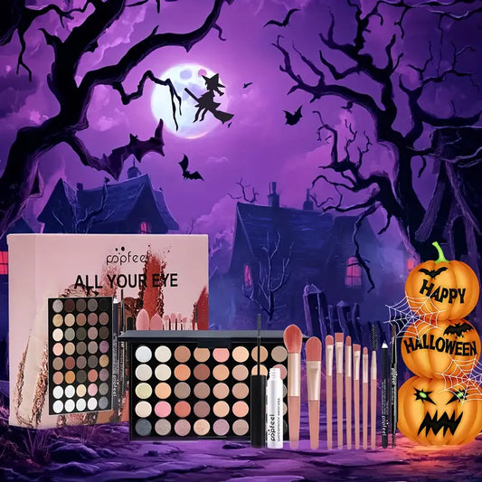 Complete Halloween Makeup Kit with Happy Halloween Box MUVAYA