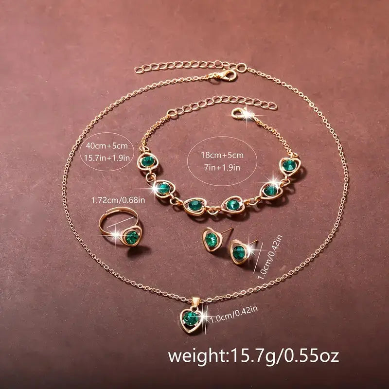 6pcs Women's Quartz Watch Set MUVAYA