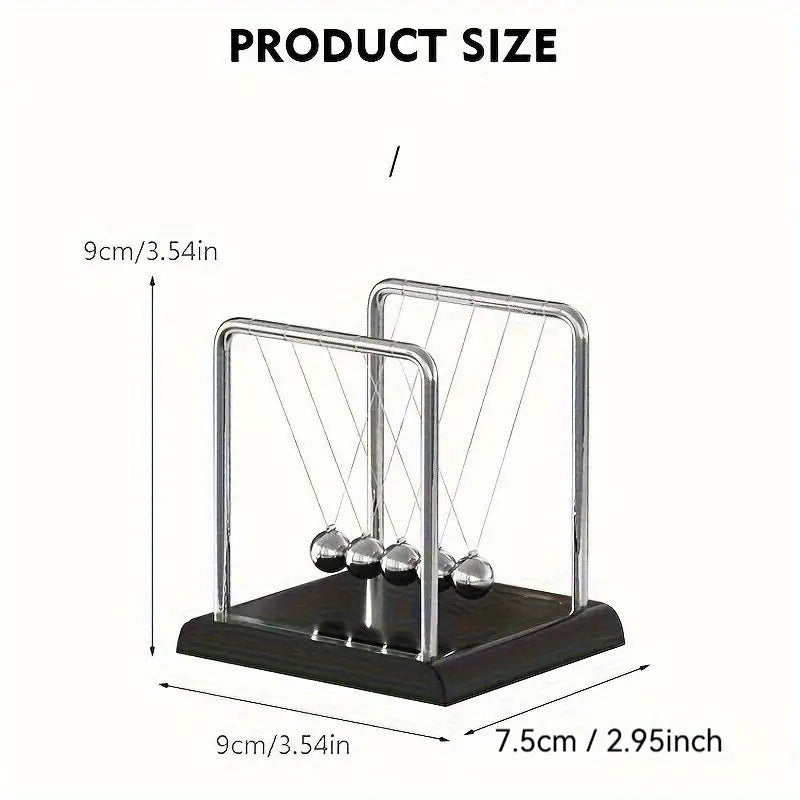 Large Newton's Cradle with Metal Pendulum MUVAYA