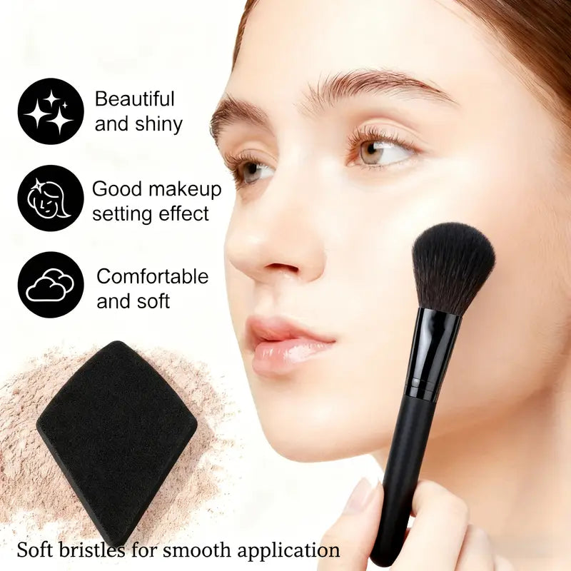 13pcs High-Quality Black Makeup Brush Set MUVAYA