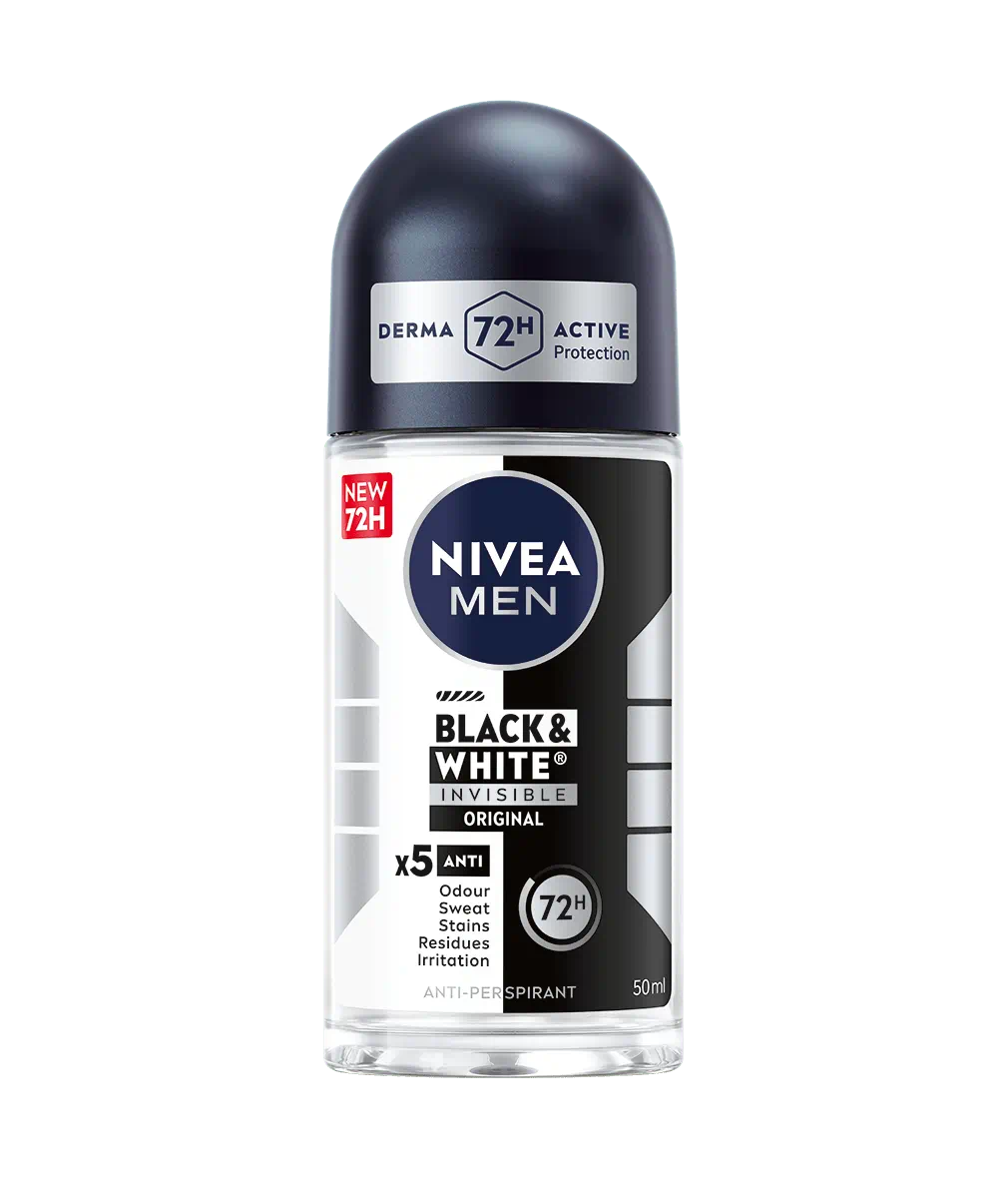 NIVEA black & white invisible roll on MUVAYA