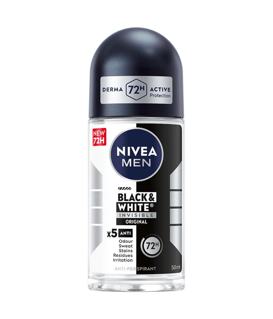 NIVEA black & white invisible roll on MUVAYA