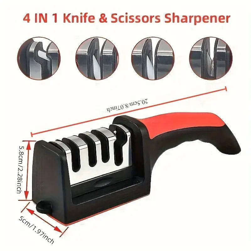 4-Stage Multifunctional Knife Sharpener MUVAYA