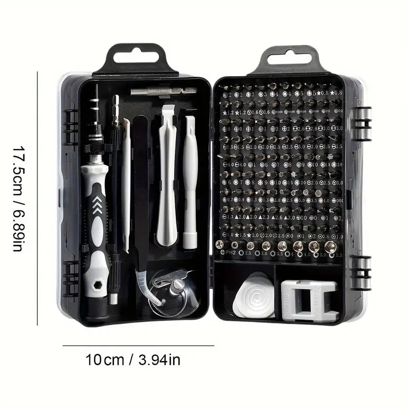 115-in-1 Precision Screwdriver Set, Magnetic Repair Tool Kit MUVAYA