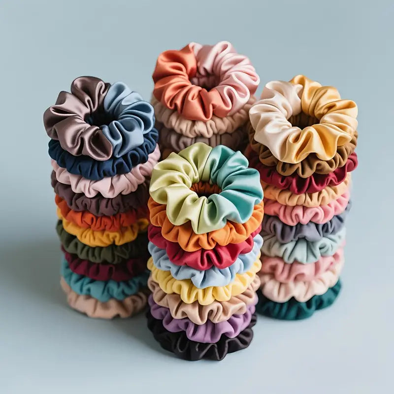 30pcs Korean Style Hair Scrunchie Set MUVAYA