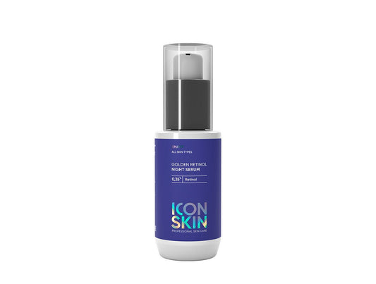 ICON SKIN - Golden Retinol Night Serum 0,35%, 30 ml - MUVAYA GT