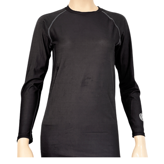 Lady's Crewneck longsleeve Backmesh UV protector - MUVAYA