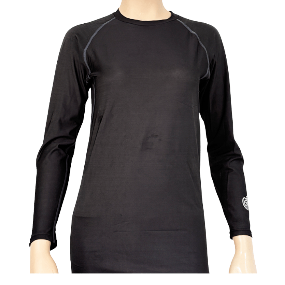 Lady's Crewneck longsleeve Backmesh UV protector - MUVAYA