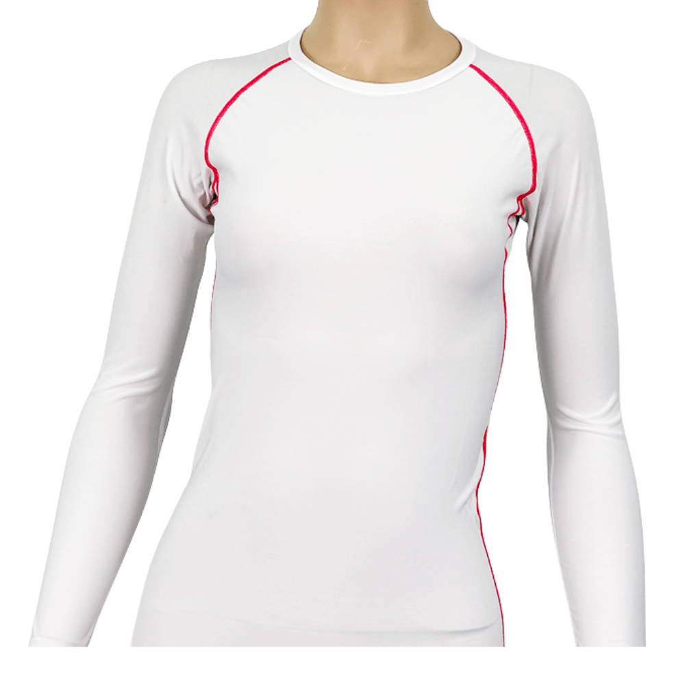 Lady's Crewneck longsleeve Backmesh UV protector - MUVAYA