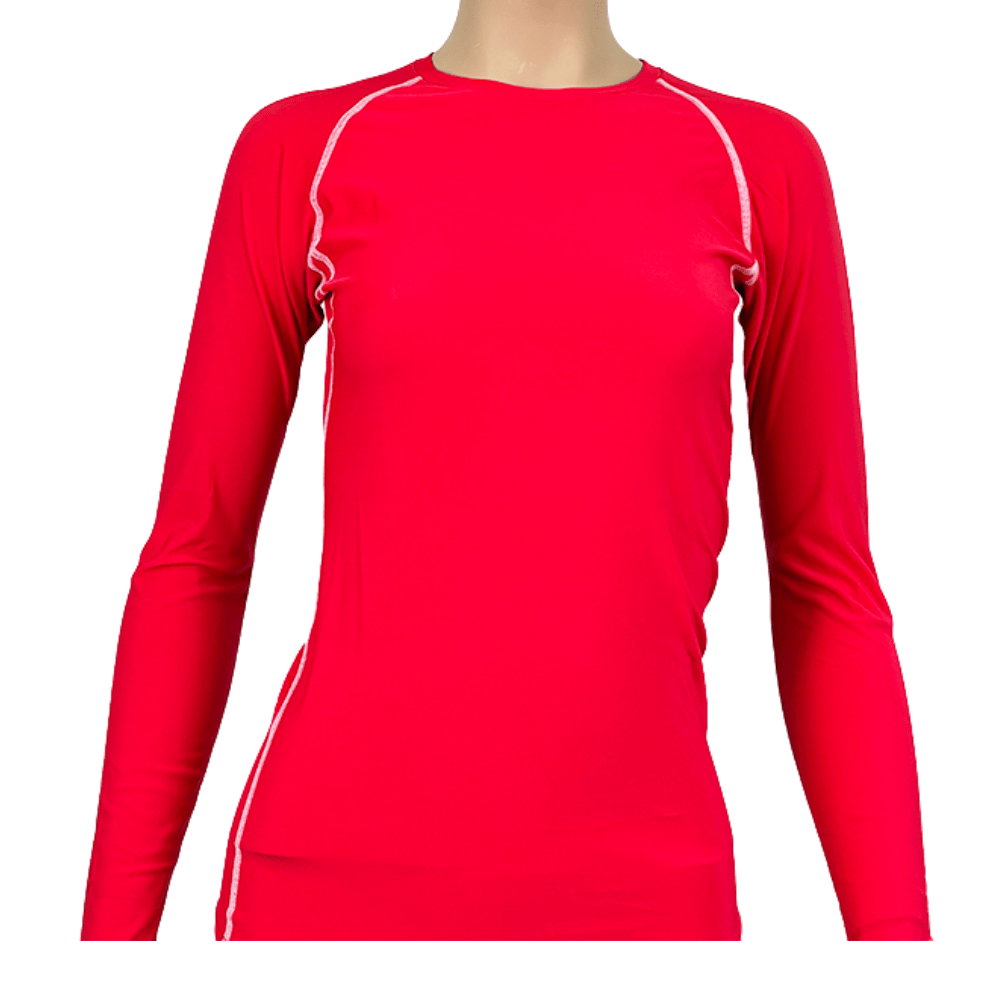 Lady's Crewneck longsleeve Backmesh UV protector - MUVAYA