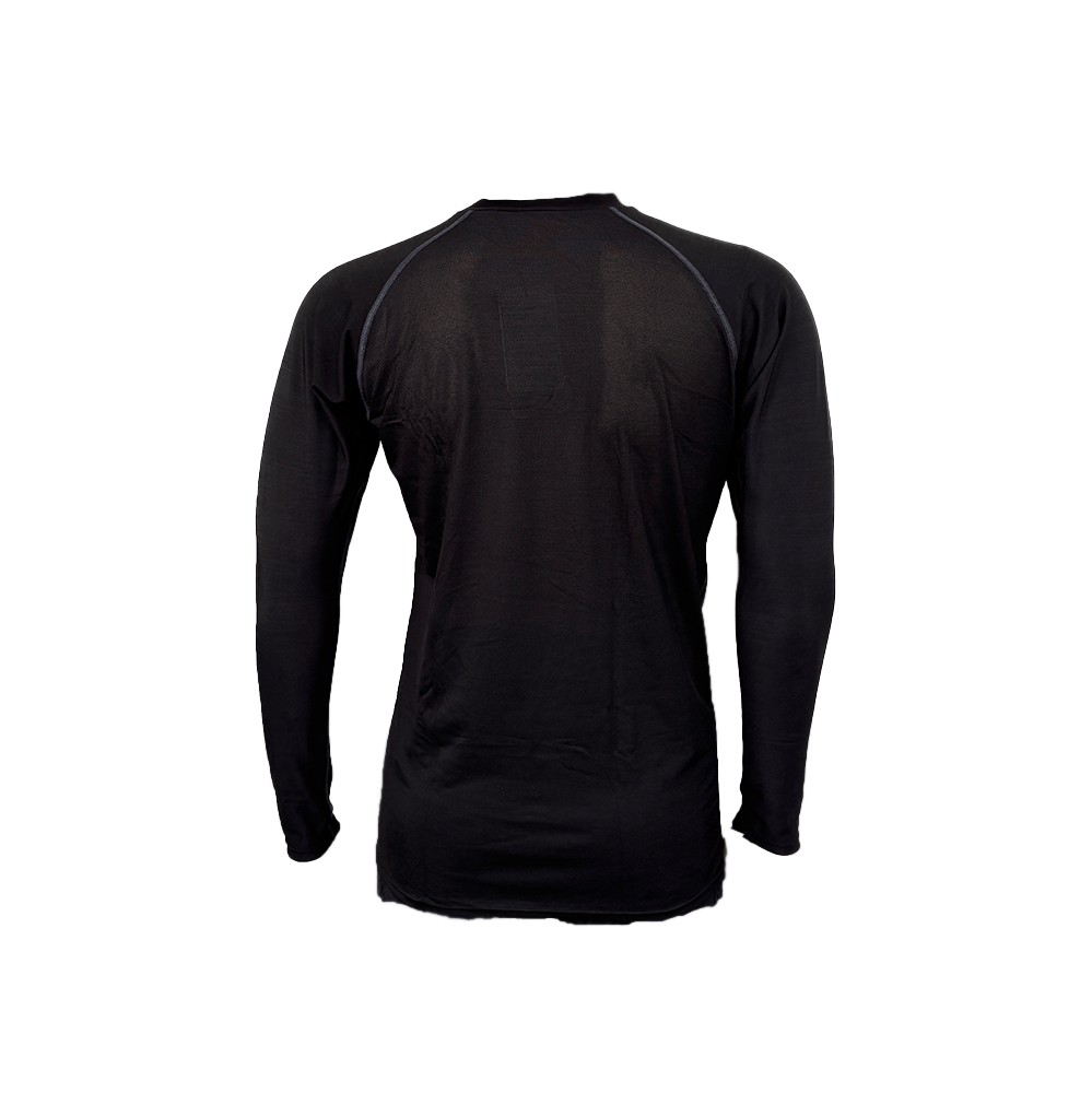 Men´s CrewNeck LongSleeve Back Mesh T-Shirt - MUVAYA