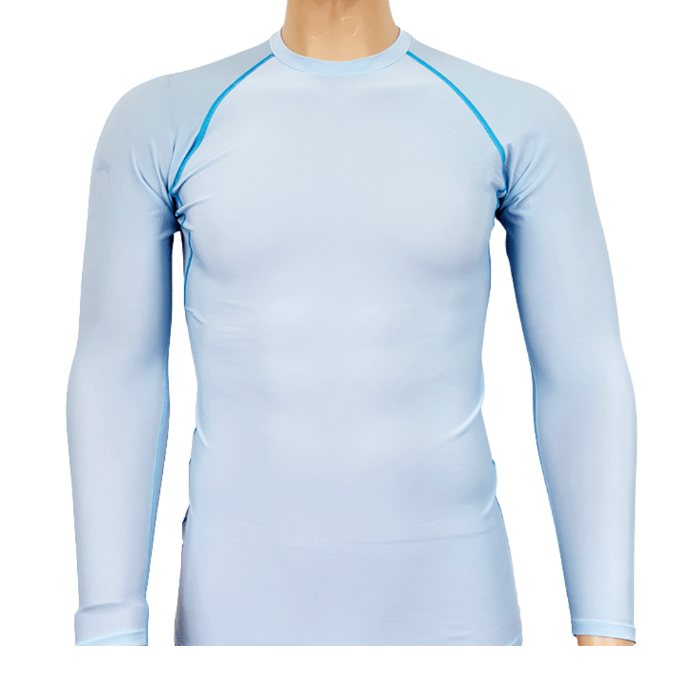 Men´s CrewNeck LongSleeve Back Mesh T-Shirt - MUVAYA