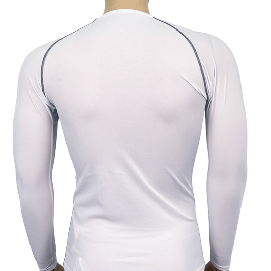 Men´s CrewNeck LongSleeve Back Mesh T-Shirt - MUVAYA