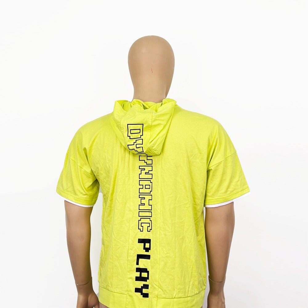 Men's Hoodie Halfsleeves T-shirt - MUVAYA