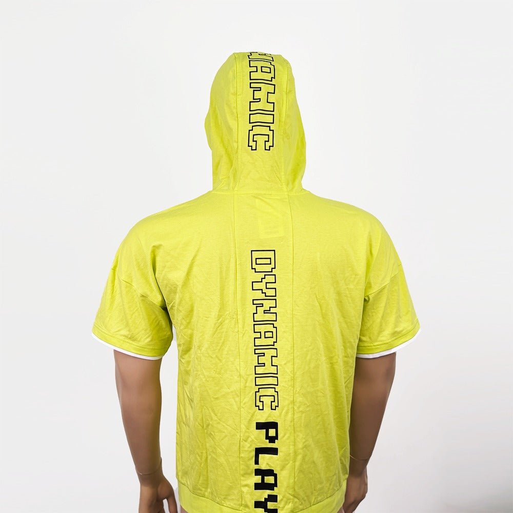 Men's Hoodie Halfsleeves T-shirt - MUVAYA