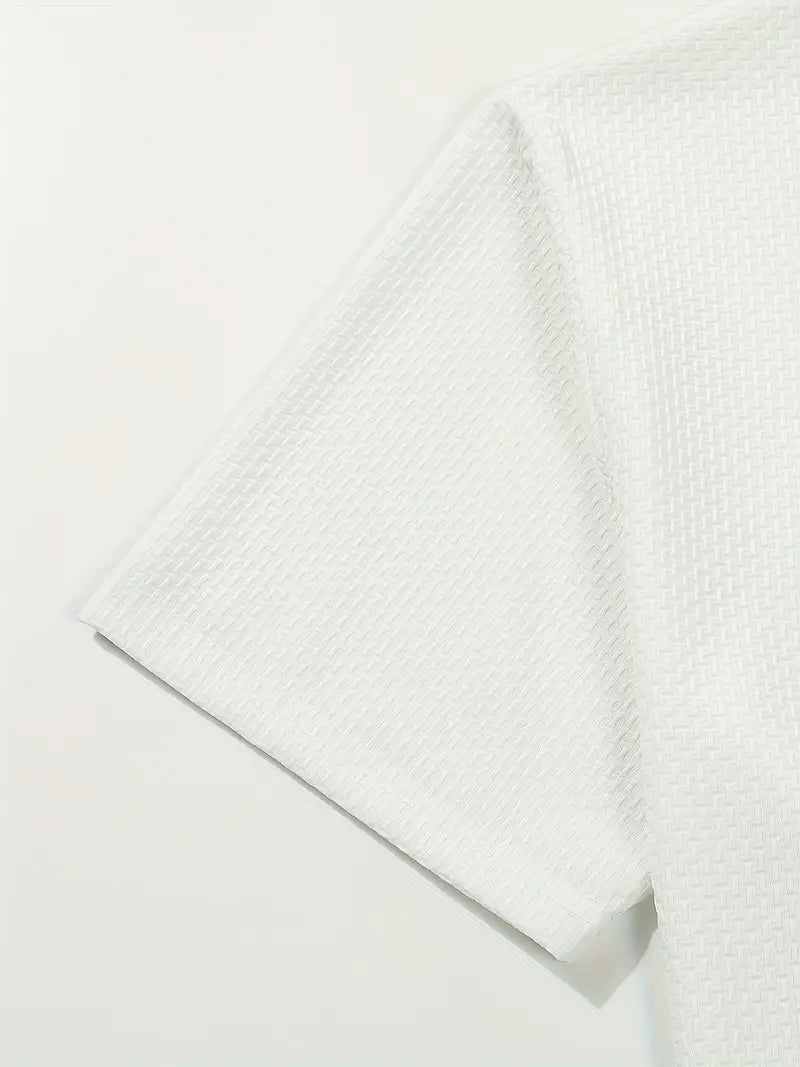 Men'S Summer Casual Short Sleeve Shirt - MUVAYA