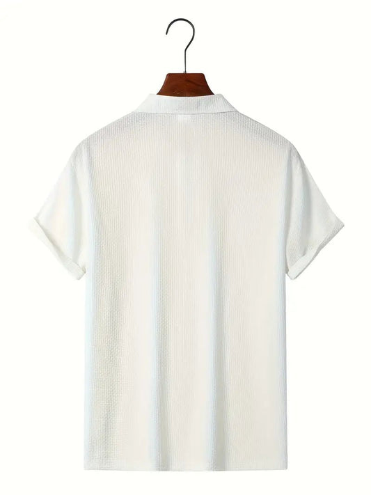 Men'S Summer Casual Short Sleeve Shirt - MUVAYA