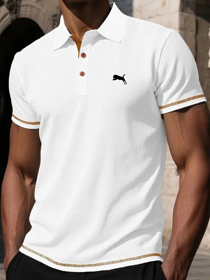Men'S Summer Short Sleeve Button - Up Shirt - MUVAYA