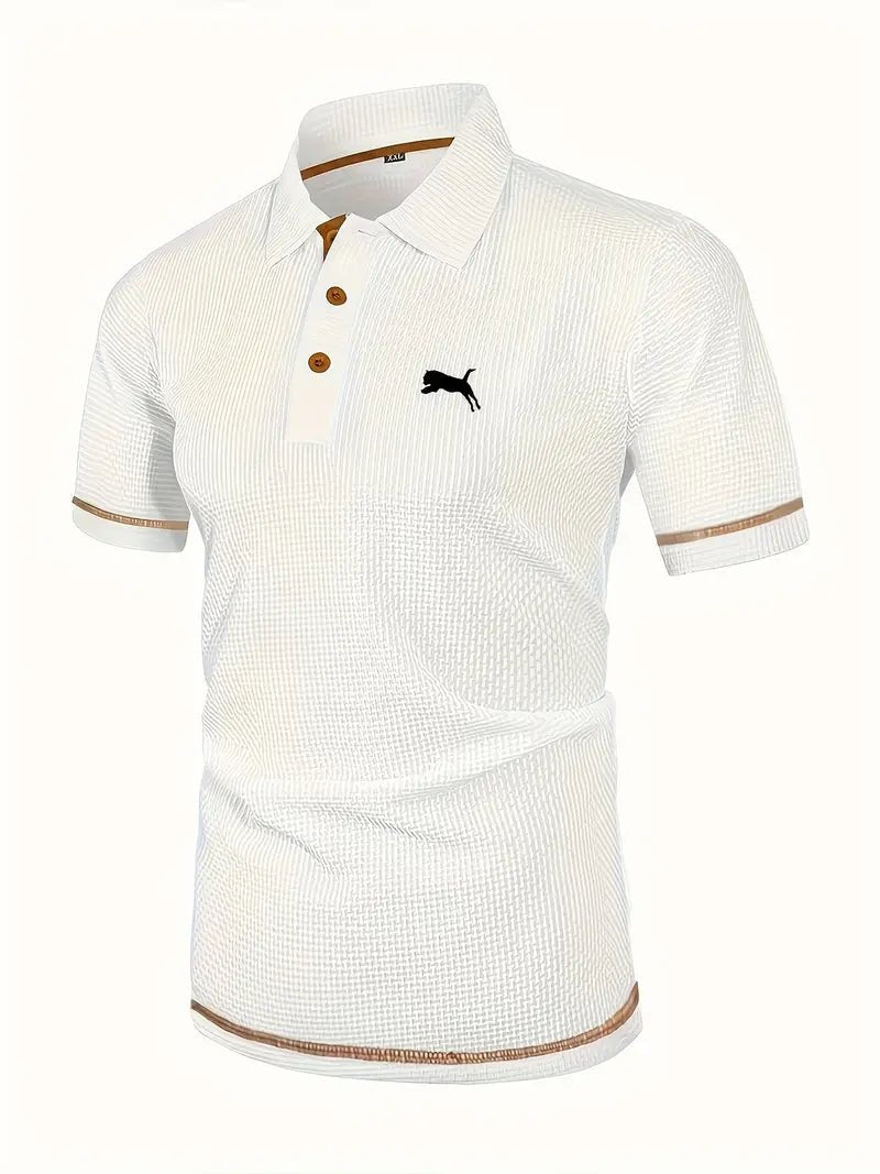 Men'S Summer Short Sleeve Button - Up Shirt - MUVAYA