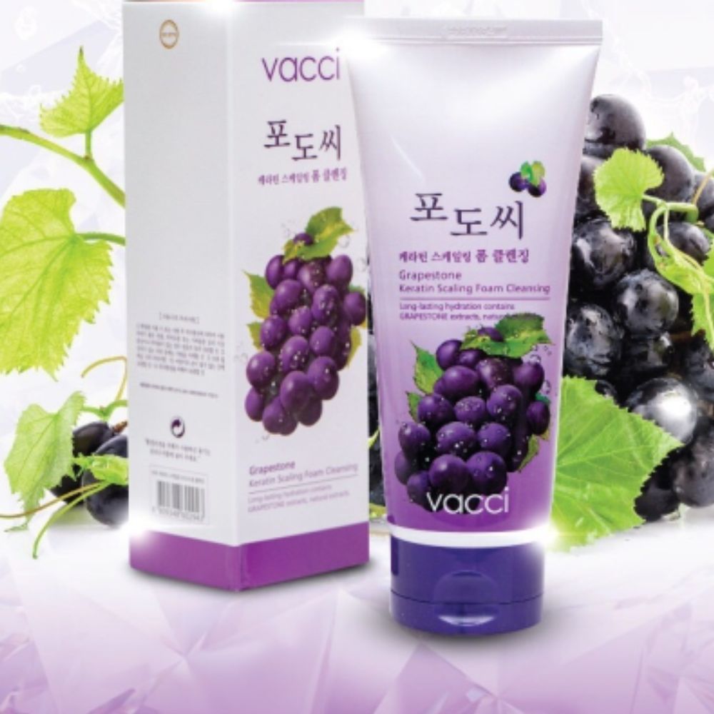 VACCI Grape Seed Essence Facial Cleanser - 180ml Vacci