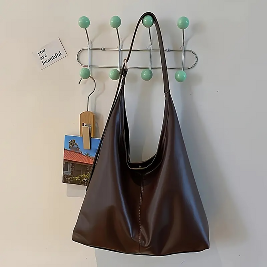 Retro Commuter Textured Shoulder Bag for Women MUVAYA