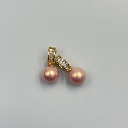 Pink Pearl Earrings - MUVAYA