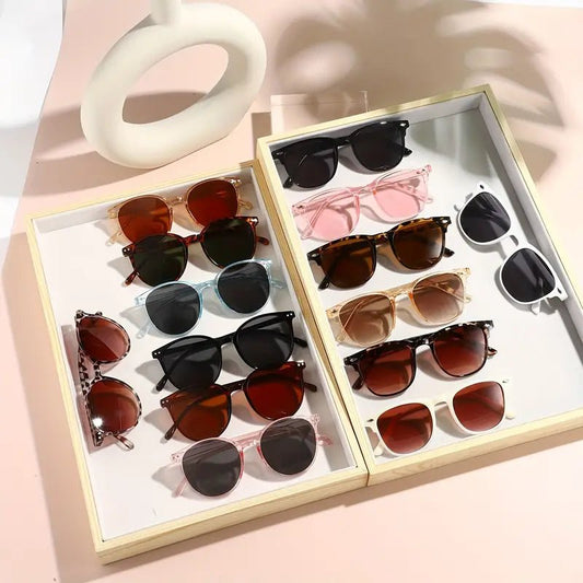 Retro Style Round Frame Fashion Glasses for Men and Women - MUVAYA