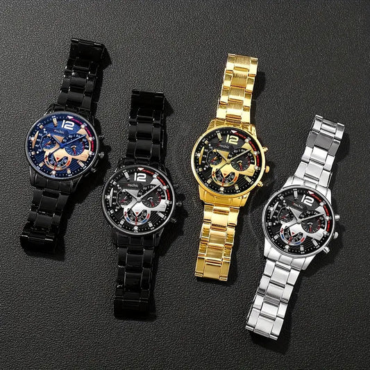 Simple and Handsome Pointer style Men's Quartz Watch - MUVAYA