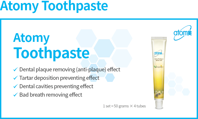 ATOMY Toothpaste - 50g x 4pcs Atomy