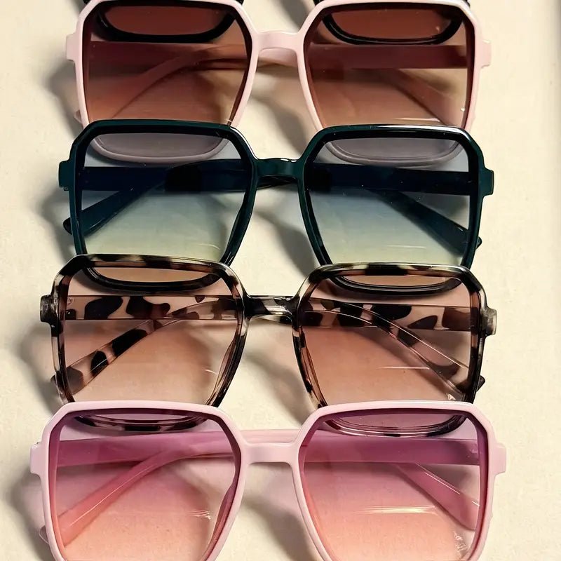 Women'S Square Frame Glasses - MUVAYA