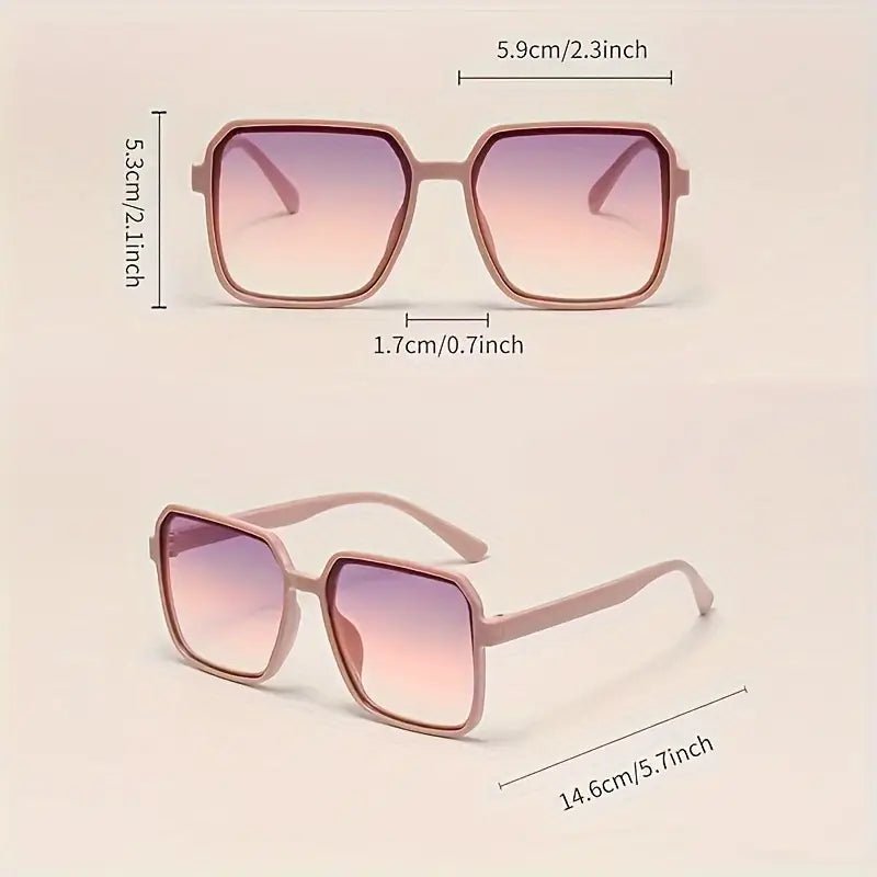 Women'S Square Frame Glasses - MUVAYA