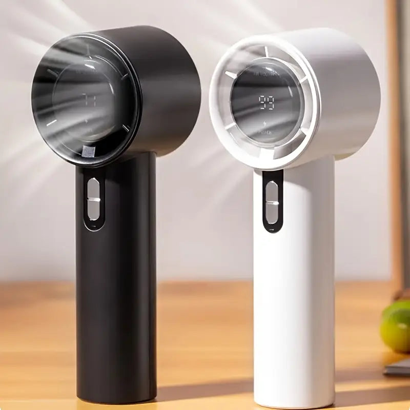 AI00 Handheld Turbo Fan 13000 RPM – High-Speed USB-C Portable Cooling Fan MUVAYA