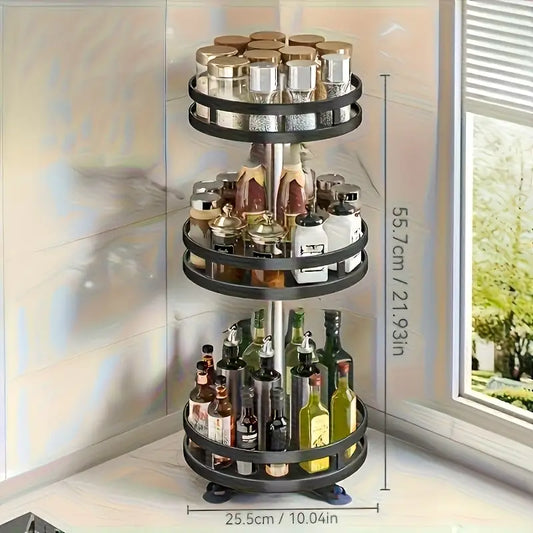 Simple and Stylish Rotating Shelf MUVAYA