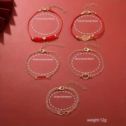 6pcs Women’s Watch Set – Elegant Quartz Watch with Accessories MUVAYA