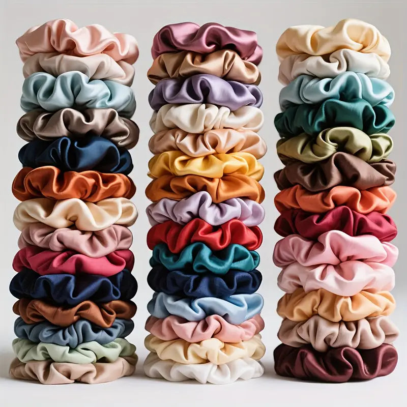 30pcs Korean Style Hair Scrunchie Set MUVAYA