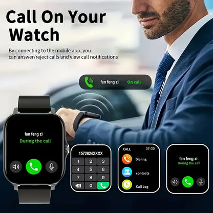 Full Touch Smartwatch with Wireless Calling and Fitness Tracker MUVAYA