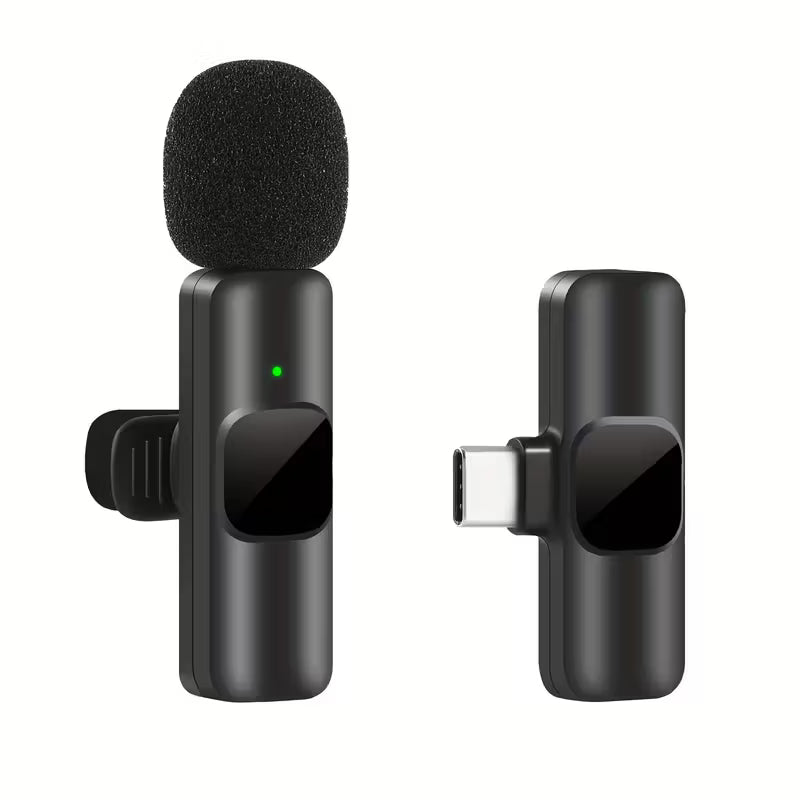 Kouzone Wireless Dual Mic System with USB-C & Rechargeable Battery MUVAYA