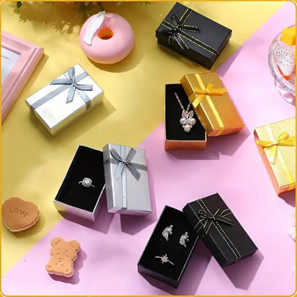 Jewelry Gift Box with Elegant Black & Golden design MUVAYA