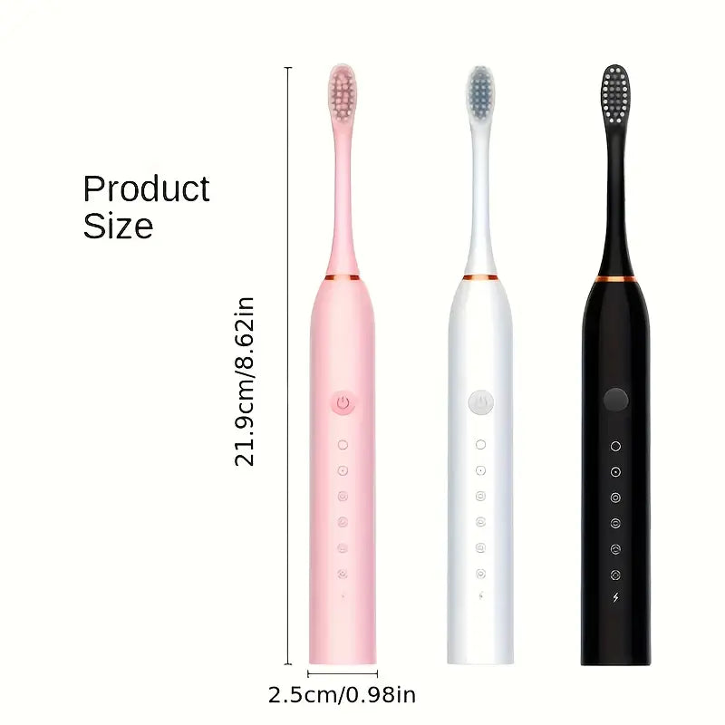6-Speed Mode Smart Timer Electric Toothbrush MUVAYA