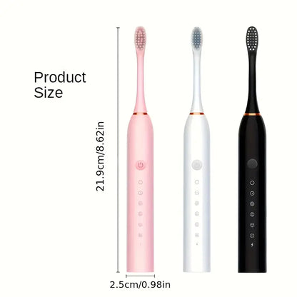 6-Speed Mode Smart Timer Electric Toothbrush MUVAYA