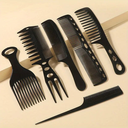 6pcs Anti-Static Hairdressing Comb Set MUVAYA