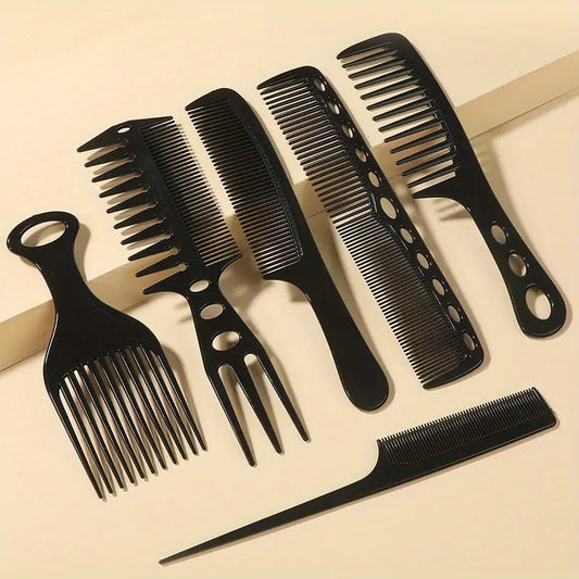 6pcs Anti-Static Hairdressing Comb Set MUVAYA