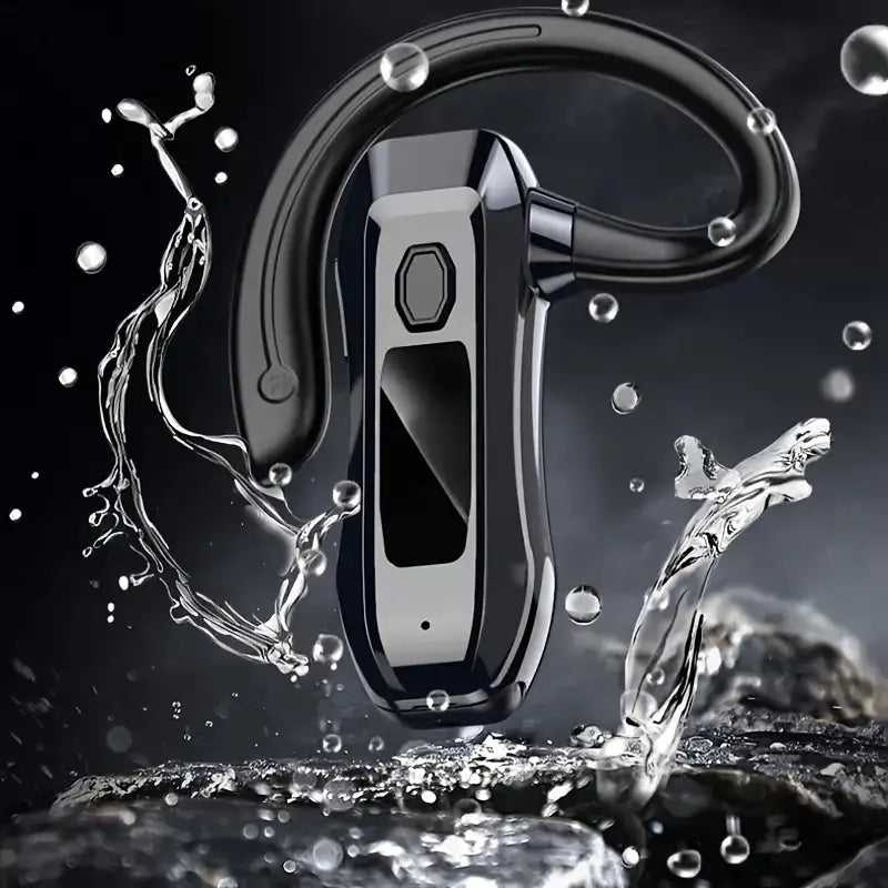 Single-Ear Wireless Hanging Earbud with Noise-Cancelling MUVAYA