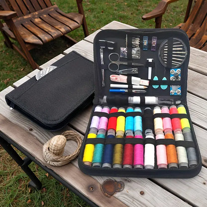 100pcs Multi-Sew Kit with 24-Color Thread, Needles, and Accessories MUVAYA