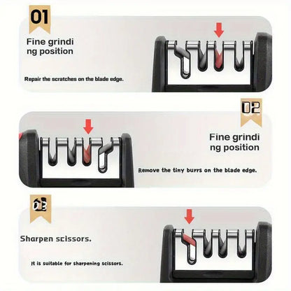 4-Stage Multifunctional Knife Sharpener MUVAYA