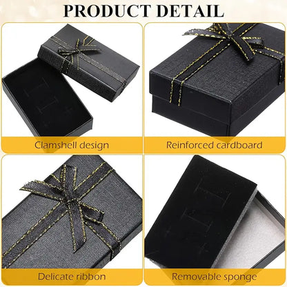 Jewelry Gift Box with Elegant Black & Golden design MUVAYA