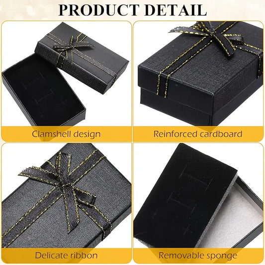 Jewelry Gift Box with Elegant Black & Golden design MUVAYA