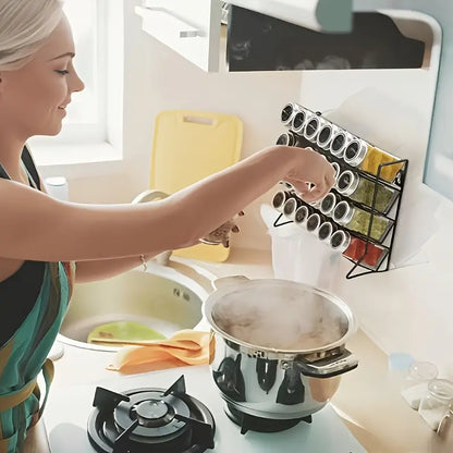 4-Tier Metal Spice Rack Organizer MUVAYA