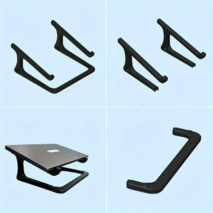 1-in-1 Ergonomic Height-Adjustable Laptop Stand with Detachable Armrests MUVAYA