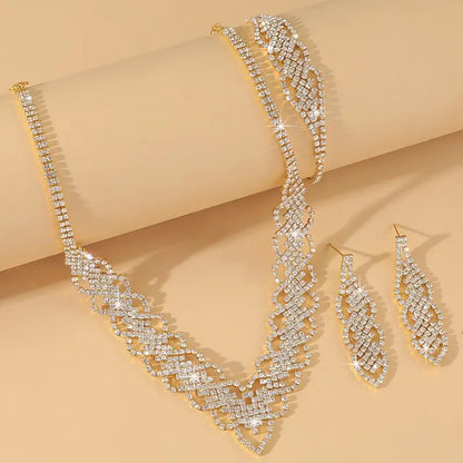 Elegant Rhinestone Jewelry Set MUVAYA